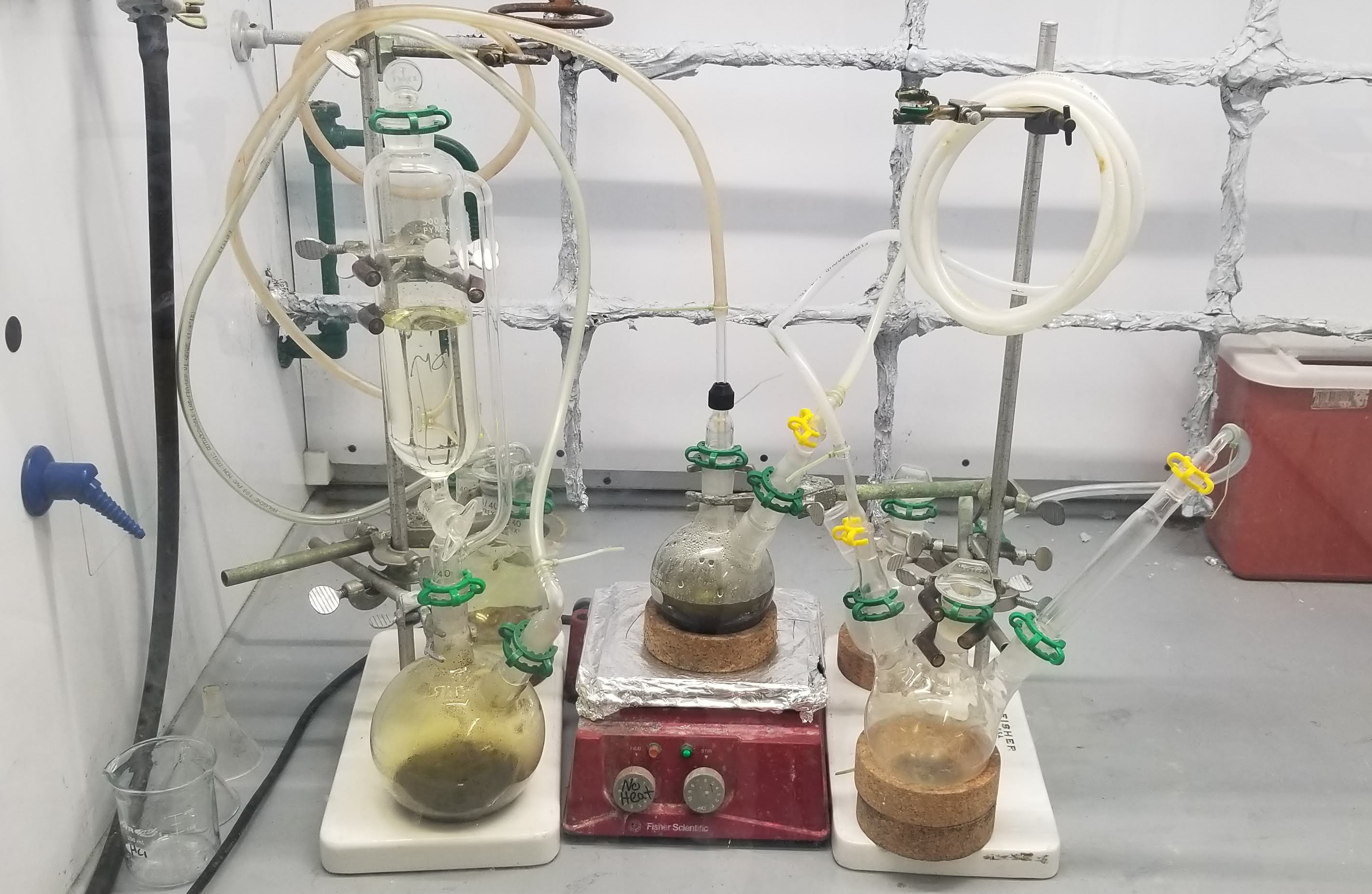 Gold digestion setup